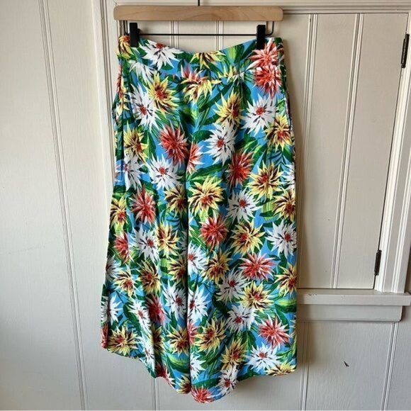 NWT Farm Rio Tropical Wide Leg Pants - Picture 6 of 8
